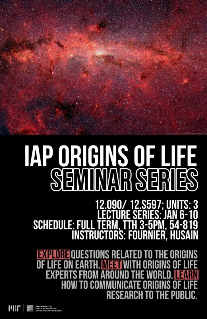 IAP Origins of Life Seminar Series