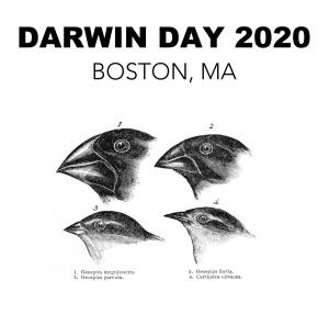 Darwin Day Logo with Birds